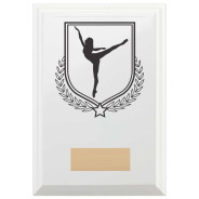 Dance Reward Plaque In Arctic White
