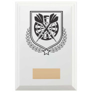 Darts Reward Plaque In Arctic White