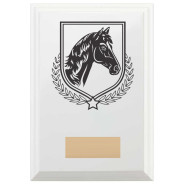 Equestrian Reward Plaque In Arctic White