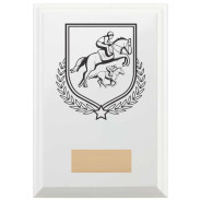 Equestrian Reward Plaque In Arctic White