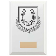Equestrian Reward Plaque In Arctic White
