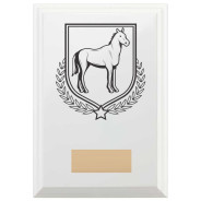 Equestrian Reward Plaque In Arctic White