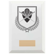 Fencing Reward Plaque In Arctic White