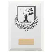 Fishing Reward Plaque In Arctic White