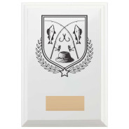 Fishing Reward Plaque In Arctic White
