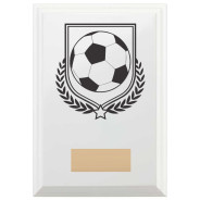 Football Reward Plaque In Arctic White