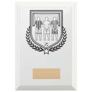 Football Reward Plaque In Arctic White