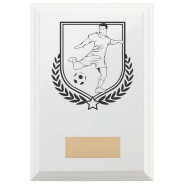 Football Reward Plaque In Arctic White