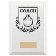 Coach Reward Plaque In Arctic White