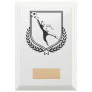 Football Reward Plaque In Arctic White