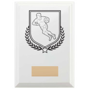 Gaelic Football Reward Plaque In Arctic White