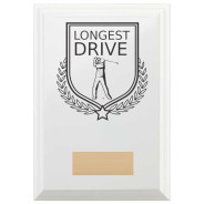 Longest Drive Reward Plaque In Arctic White
