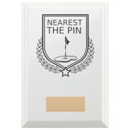 Nearest the Pin Reward Plaque In Arctic White