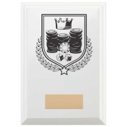 Poker Reward Plaque In Arctic White