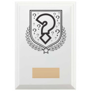 Quiz Reward Plaque In Arctic White
