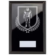 American Football Reward Plaque In Epic Black