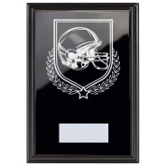 American Football Reward Plaque In Epic Black