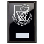 Basketball Reward Plaque In Epic Black