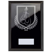 Boxing Reward Plaque In Epic Black