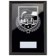 Chess Reward Plaque In Epic Black