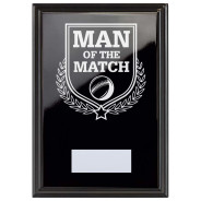 Cricket Man of the Match Reward Plaque In Epic Black