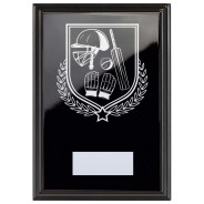 Cricket Reward Plaque In Epic Black