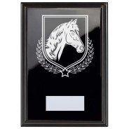 Equestrian Reward Plaque In Epic Black