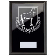 Equestrian Reward Plaque In Epic Black