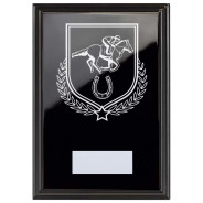 Equestrian Reward Plaque In Epic Black