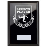 Football Parents' Player Reward Plaque In Epic Black