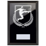 Football Reward Plaque In Epic Black
