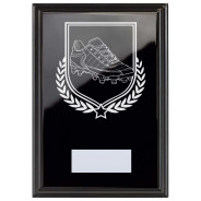 Football Boot Reward Plaque In Epic Black