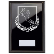Gaelic Football Reward Plaque In Epic Black