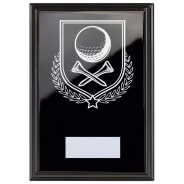 Golf Reward Plaque In Epic Black