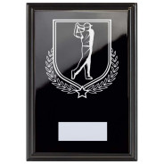 Golf Reward Plaque In Epic Black