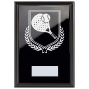 Padel Tennis Reward Plaque In Epic Black