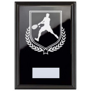 Padel Tennis Reward Plaque In Epic Black