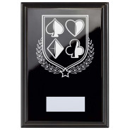 Cards & Poker Reward Plaque In Epic Black