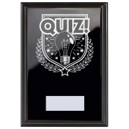Quiz Reward Plaque In Epic Black