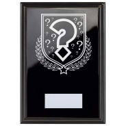 Quiz Reward Plaque In Epic Black