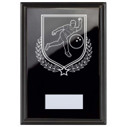 Ten Pin Bowling Reward Plaque In Epic Black