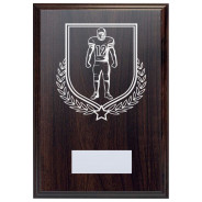 American Football Reward Deep Mahogany Plaque