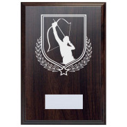 Archery Reward Deep Mahogany Plaque