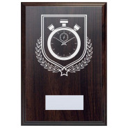 Stopwatch Reward Deep Mahogany Plaque