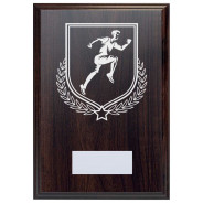 Male Running Reward Deep Mahogany Plaque