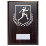 Female Running Reward Deep Mahogany Plaque