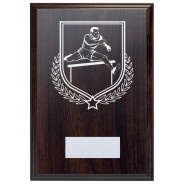 Male Hurdles Reward Deep Mahogany Plaque