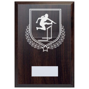 Female Hurdles Reward Deep Mahogany Plaque