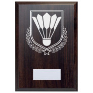 Badminton Reward Deep Mahogany Plaque