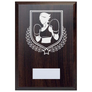 Boxing Reward Deep Mahogany Plaque